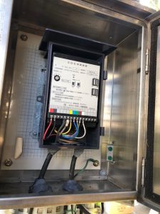 高圧電気～名古屋市港区の公共施設にてＳＯＧ（制御装置）の取替電気工事