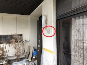 名古屋市中村区の戸建住宅にて光ケーブル用配管電気工事