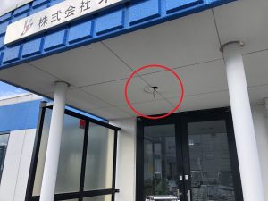 三重県四日市市の倉庫にてLED照明器具への取替電気工事