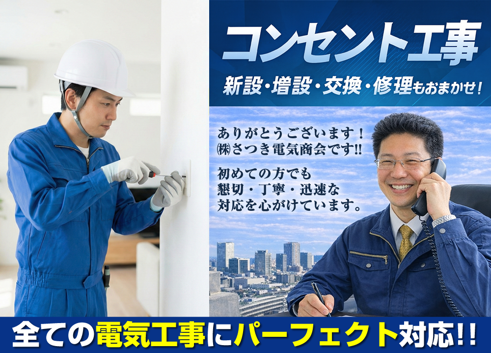 コンセント電気工事