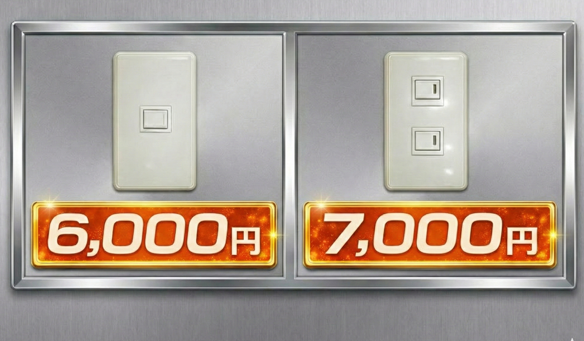 標準タイプのスイッチ