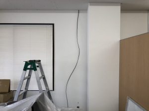 名古屋市西区のオフィスにてコンセントの増設電気工事